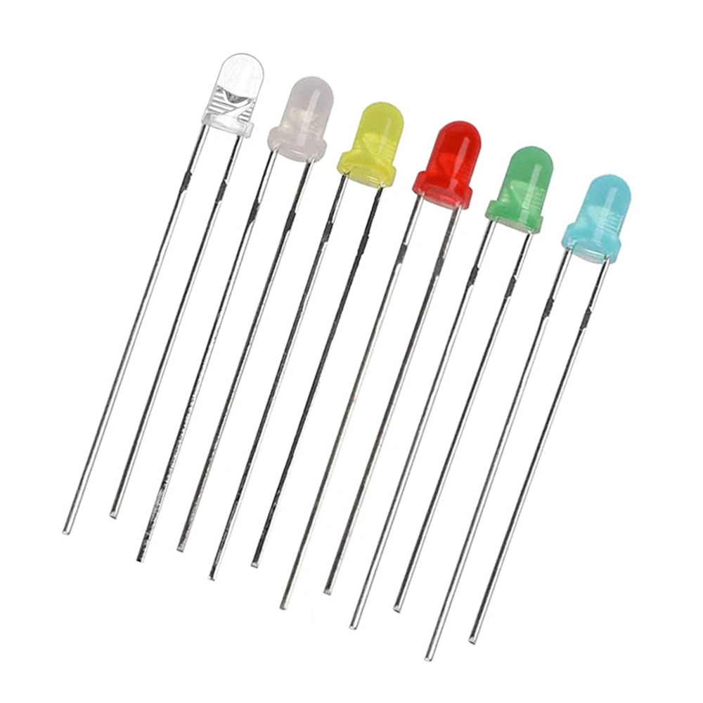 Red Green Blue White Yellow Purple 3mm led diode